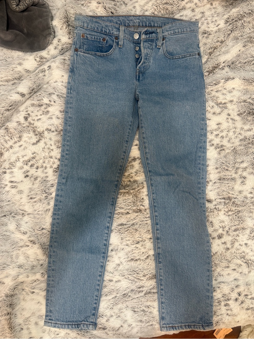 Classic High-Rise Women’s Levi’s 501 Jeans - Light Blue